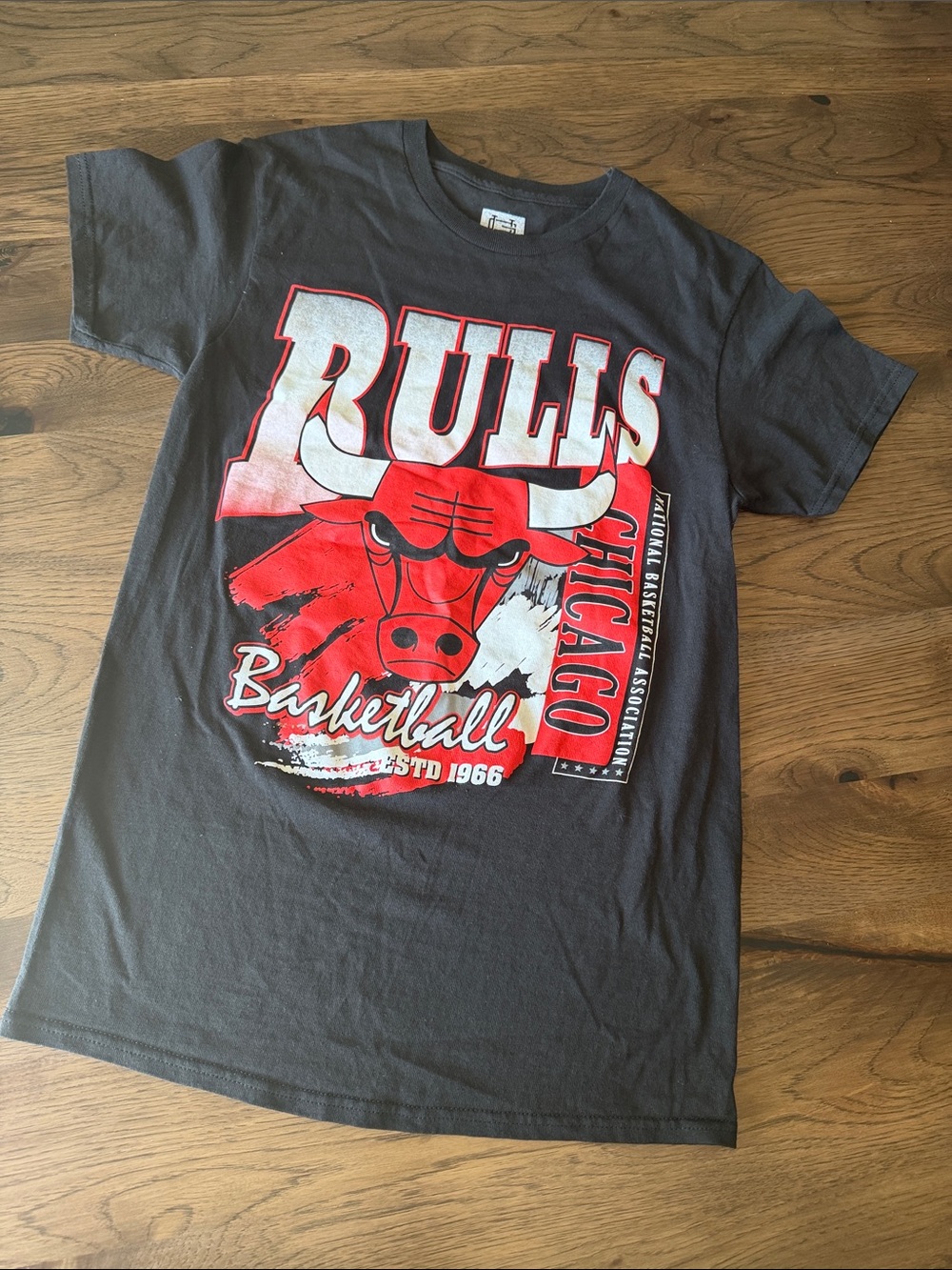 Ultra Game Adult Small Black Chicago Bulls T-Shirt